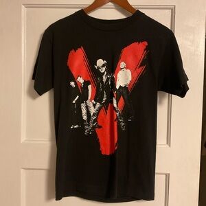 New U2 Vertigo Tour 2005 V Photo Back Print T-Shirt Black Sz S Vintage Rock